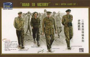 Road to Victory British WWII Leaders Set Riich Models 35023 model skala 1-35