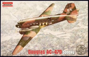 Douglas AC-47D Spooky model Roden 310 in 1-144