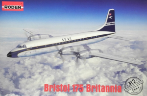 Roden 312 Samolot pasażerski Bristol 175 Britannia model 1-144