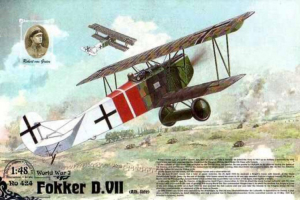 Fokker D.VII Alb late model Roden 424 in 1-48