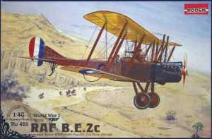 Royal Aircraft Factory B.E.2c model Roden 426 in 1-48 