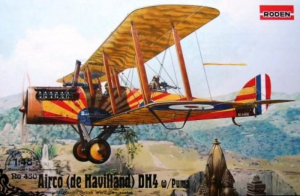 Airco De Havilland DH4 with Puma model Roden 430 in 1-48 
