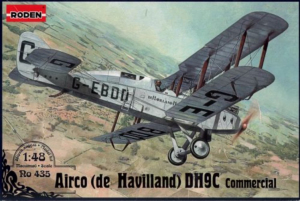 Airco (de Havilland) DH9C Commercial model Roden 435 in 1-48