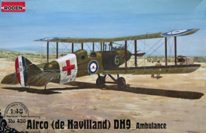 Airco (de Havilland) DH.9 Ambulance model Roden 436 in 1-48