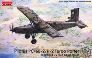 Pilatus PC-6B-2/H-2 Turbo Porter model Roden 443 in 1-48