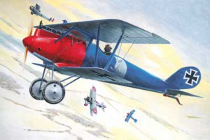 Roden 613 Samolot Pfalz D.III WWI model 1-32