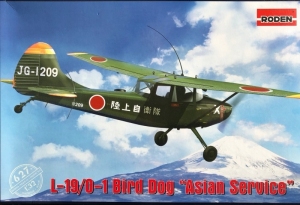 L-19/0-1 Bird Dog Asian Serivice model Roden 627 in 1-32