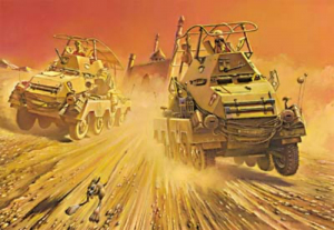 Sd.Kfz.263 8-Rad Schwerer Panzerfunkwagen model Roden 708 in 1-72