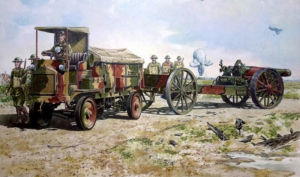 FWD Model B 3-ton and BL 8-inch howitzer Mk.VI Roden 713 in 1-72