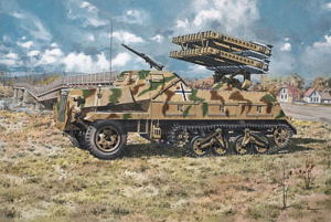Sd.Kfz.4/1 Raketen-Vielfachwerfer auf Panzerwerfer 42 Roden 714 in 1-72