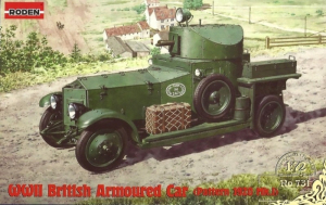 WWII British Armoured Car Pattern 1920 Mk.I model Roden 731 in 1-72