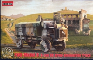 US Truck FWD Model B 3-ton model Roden 736 in 1-72 