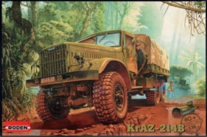 Soviet Army Heavy Truck KrAZ-214B model Roden 804 in 1-35