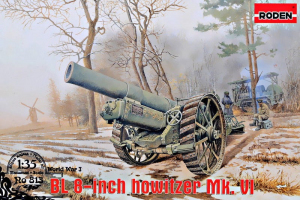BL 8-inch howitzer Mk.VI model Roden 813 in 1-35