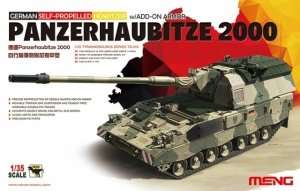 German self-propelled howitzer Panzerhaubitze 2000 Meng TS-019