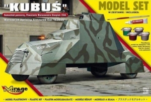 Warsaw 44 Uprising Armored Car Kubuś model set 835091