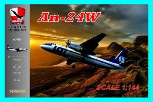 An-24W LOT model in 1-144
