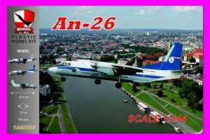An-26 LOT Cargo model in 1-144