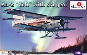 Model A-Model 01436 Antonov An-2 Colt with ski gear