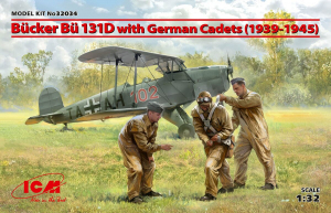 Model ICM 32034 Bucker Bu 131D with German Cadets 1939-1945