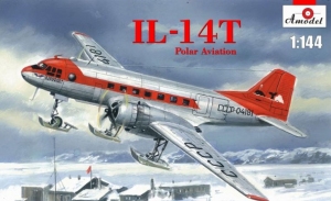 Samolot Iłłuszyn IL-14T wersja polarna Amodel 01481