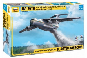 Model Ilyushin IL-76 TD Emercom Zvezda 7029