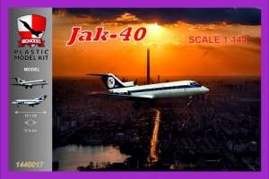 Jak-40 LOT model in 1-144