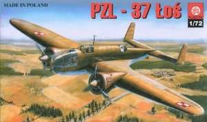 Poland bomber PZL.37 Łoś in scale 1-72