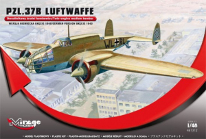 PZL 37B Luftwaffe German Version Okęcie 1940 no 481312 in 1-48