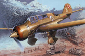 Samolot bombowy PZL-23B kampania 1939 r. KARAŚ - Mirage Hobby 481305 skala 1-48