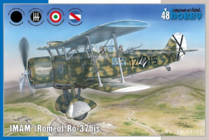 Samolot zwiadowczy IMAM Romeo RO.37 bis model Special Hobby 48185