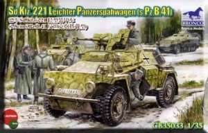 Bronco CB35033 Sd.Kfz. 221 Leichter Panzerspahwagen in scale 1-35