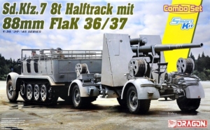 Sd.Kfz.7 8(t) Halfrack and 88mm Flak 36/37 Dragon 6948