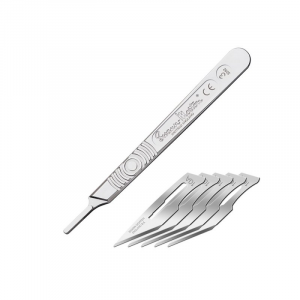 Modelcraft PKN9210 Scalpel Handle & 10A Blades (5 pcs) 