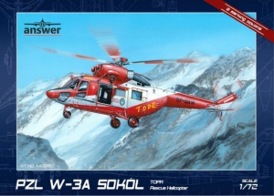 PZL W-3A Sokół TOPR Rescue Helicopter model Answer AA72002 in 1-72