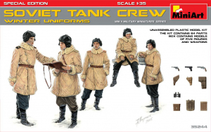 Sowiecka załoga czołgu w zimowych mundurach MiniArt 35244 1:35