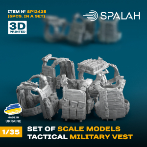 Spalah 12435 Tactical Military Vest (5 pcs) 1/35