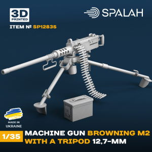 Spalah 12835 Browning M2 Machine Gun 12,7mm with Tripod 1/35