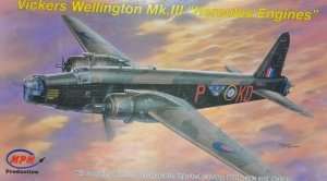 Vickers Wellington Mk.III Hercules Engines in scale 1-72 MPM 72542