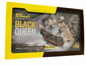 Black Queen - Mamoli MM60 - wooden pirate ship model kit 