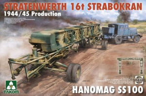 Stratenwerth 16T Strabokran 1944/45 Hanomag SS100 model Takom 2124