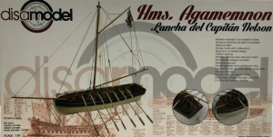 Agamemnon Captain Nelsons boat wooden model Disarmodel 20131