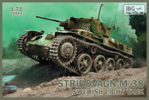 Szwedzki czołg lekki Stridsvagn M/38 IBG 72033