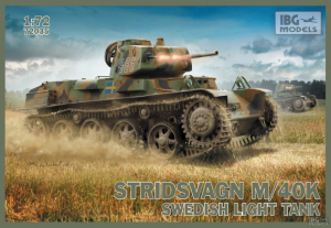 Model IBG 72035 Stridsvagn m/40 K Swedish light tank