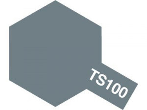 TS-100 Semi-Gloss Bright Gun Metal spray 100ml Tamiya 85100