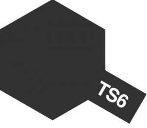TS-6 Matt Black spray 100ml Tamiya 85006