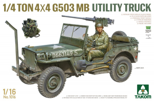 Takom 1016 Jeep Willys 1/4 ton 4x4 G503 MB Utility Truck
