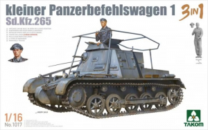 Takom 1017 Czołg 1-16 Sd.Kfz.265 Kleiner Panzerbefehlswagen 1 model 3 w 1