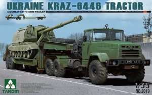 Ukraine KrAZ-6446 Tractor in scale 1-35 Takom 2019