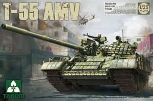 Russian Medium Tank T-55 AMV in scale 1-35 Takom 2042